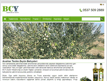 Tablet Screenshot of bcy-zeytincilik.com